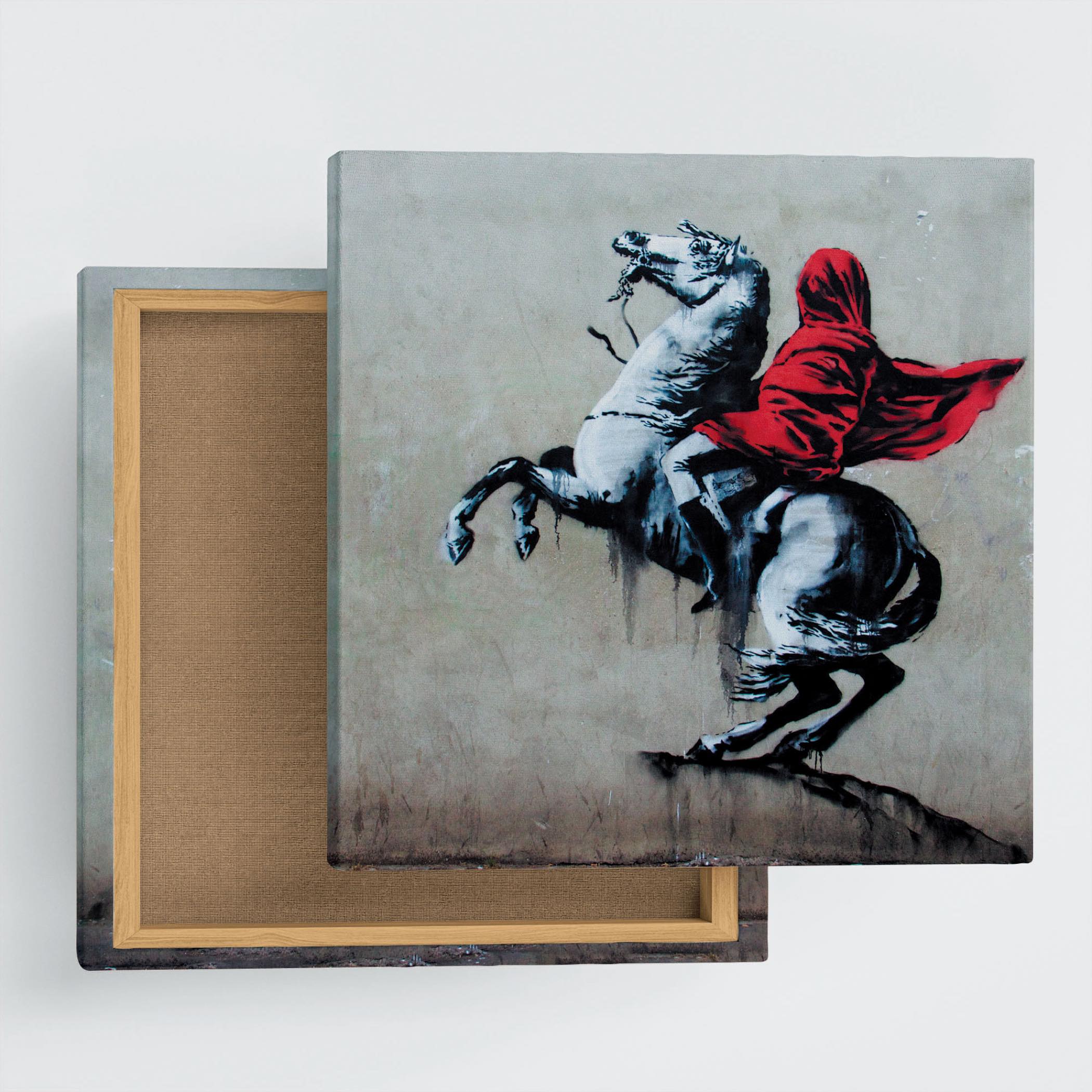 バンクシー デザイン 日本正規ライセンスのファブリックボード アート