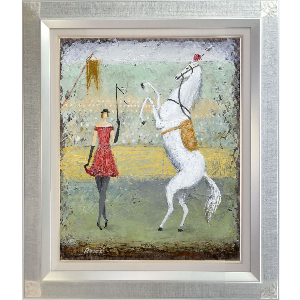 サーカスの馬Ⅱ」油彩 ”Circus Horse” Oil Painting | ARTE-Gallery