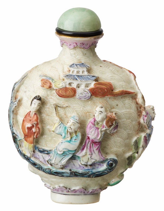 鼻煙壺 象牙風 古美術 骨董 アンティーク 中国 嗅ぎたばこ入れ 鼻煙壺