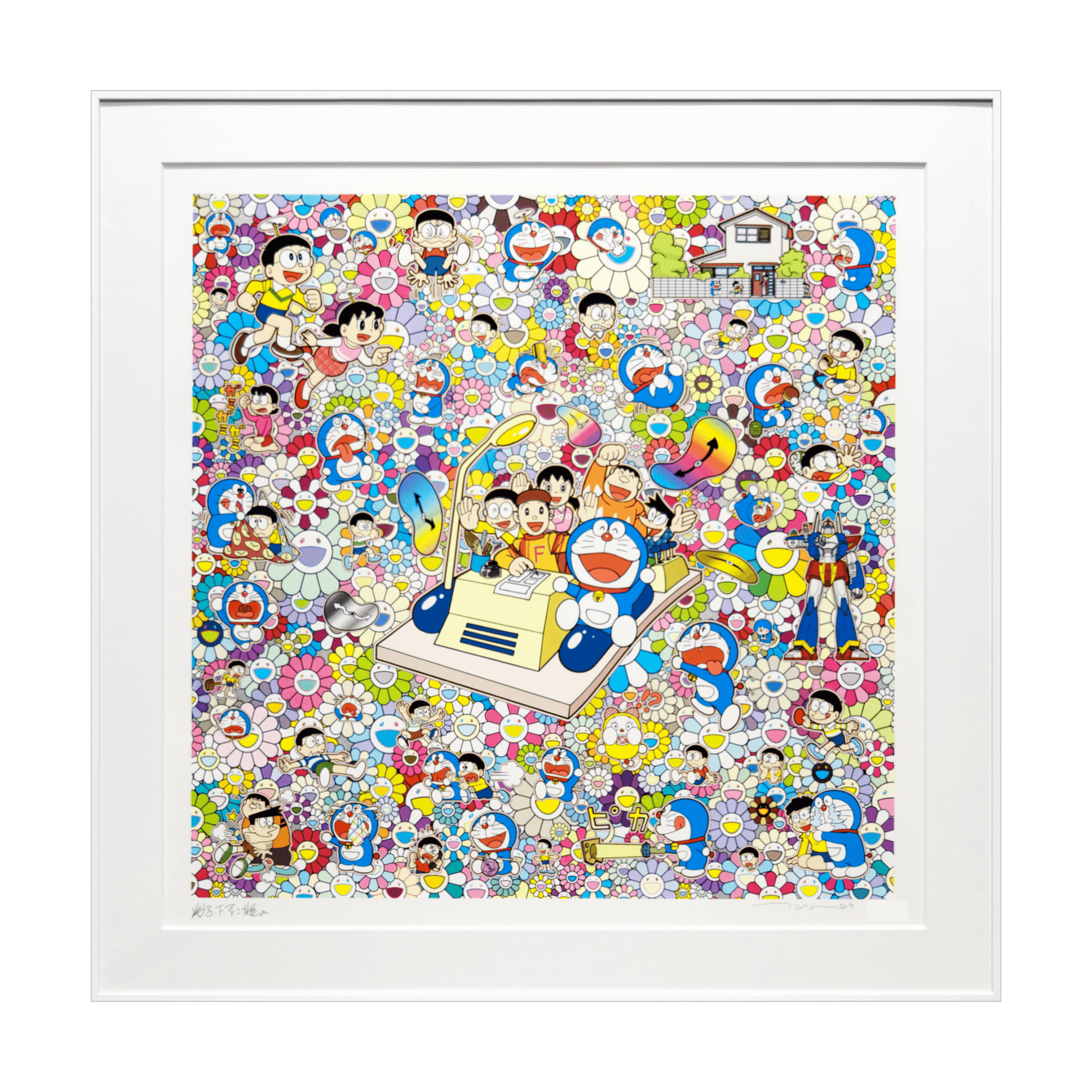 新品 村上隆 ドラえもん展 2019 ポスター どこでもドア いろいろあるよ