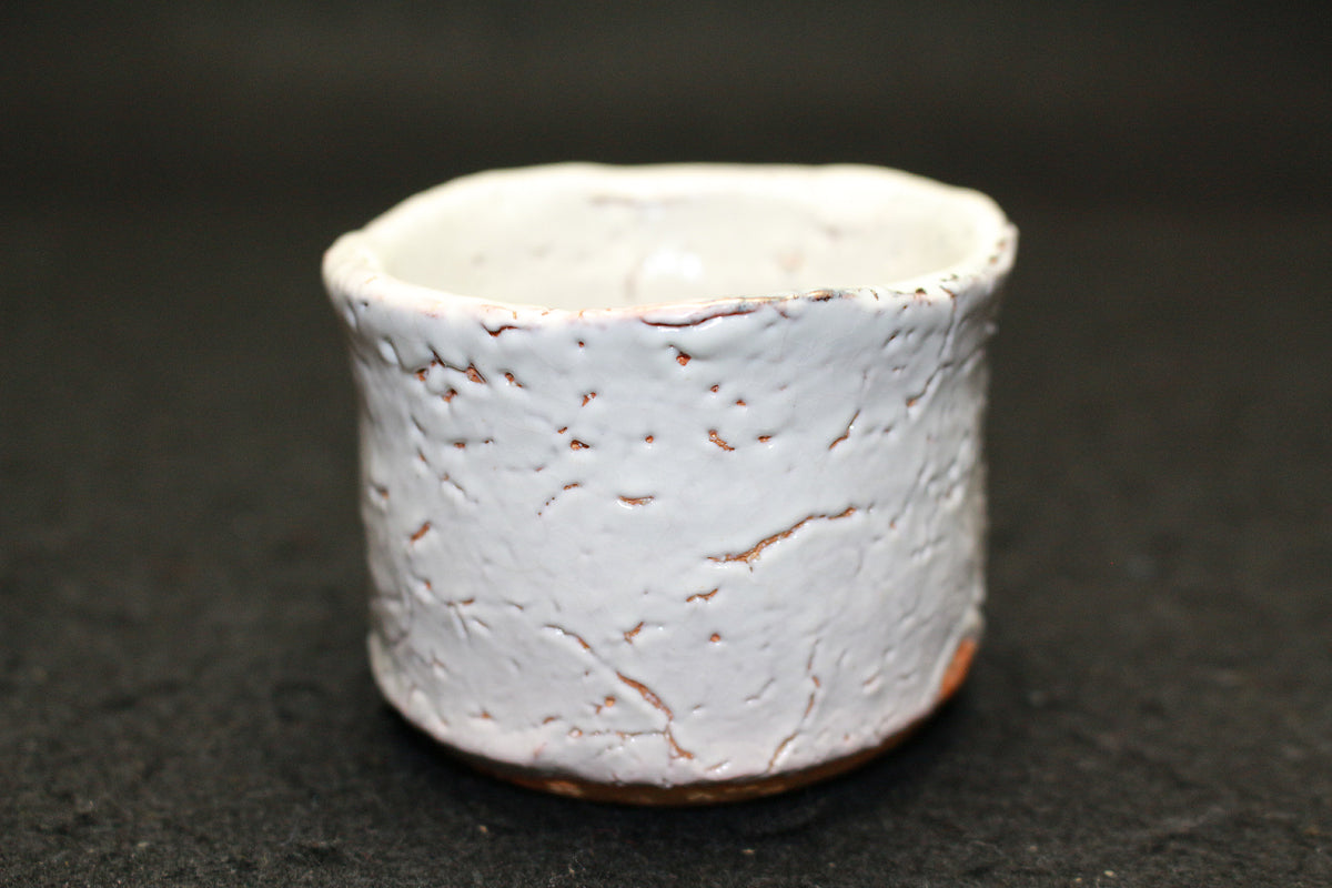 人間国宝 十代 三輪休雪（休和）萩焼 ぐい呑 酒盃 酒器 茶道具 2025年