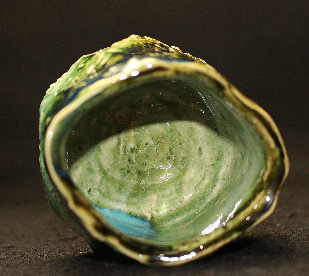 山口真人 信楽ぐい呑 26007 山口真人 織部ぐい呑 YAMAGUCHI Makoto