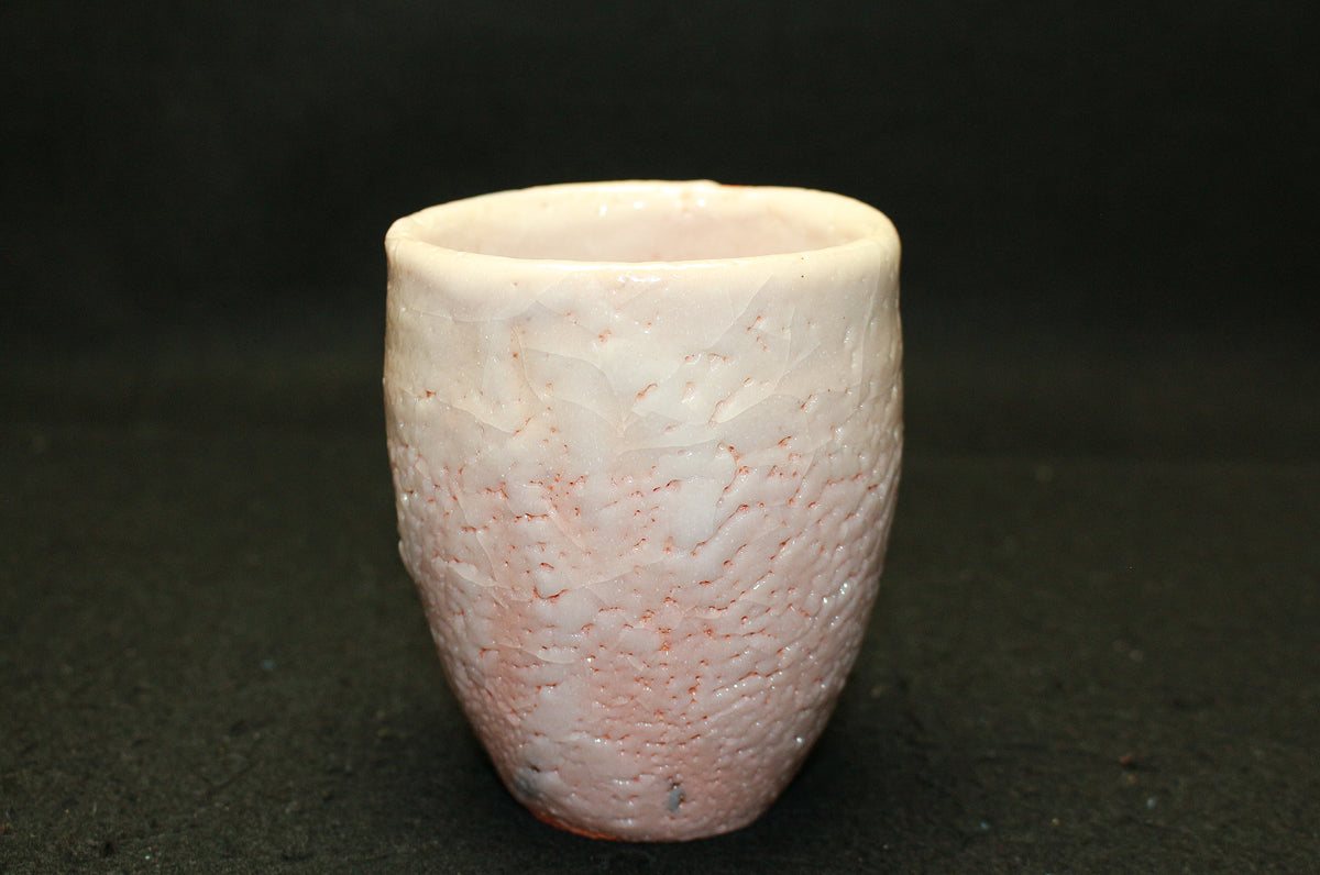 人間国宝 加藤孝造 志野湯呑 本物保証！ 人間国宝 加藤孝造 志野湯呑