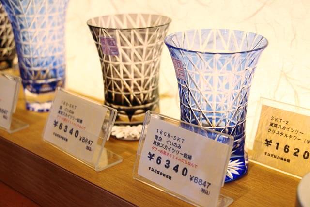 伝統の技と粋 スカイツリークリスタルタワー 江戸切子館 伝統の技と粋