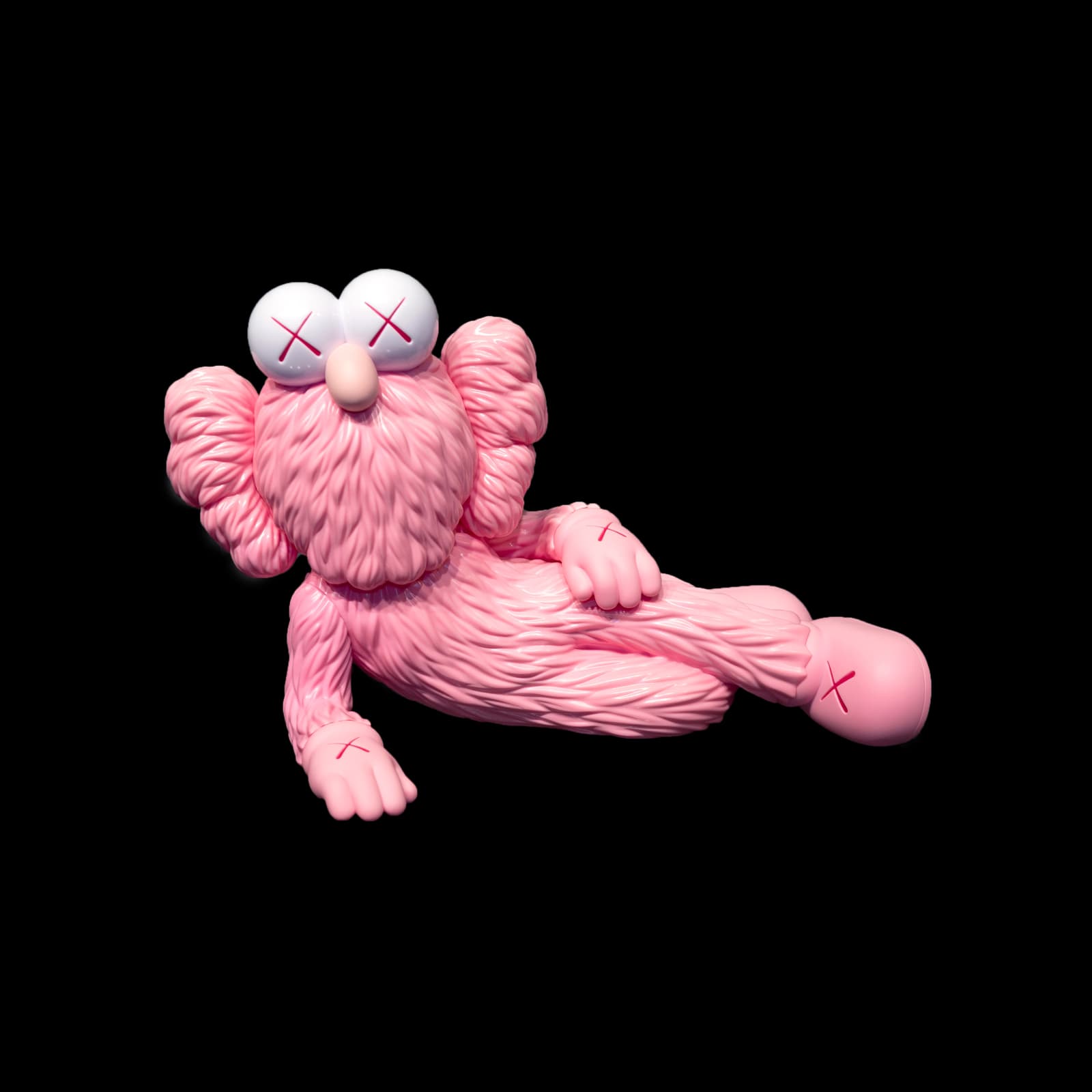 KAWS TIME OFF Vinyl Figure PINK カウズフィギュア KAWS time off