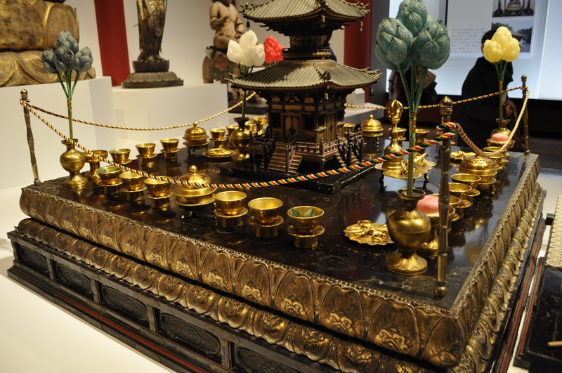 修縁堂】密教法具 真言宗 根本塔 ドアは開けられます 密教法具 古美術品