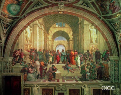 2014ピース ジグソーパズル ラファエロ アテネの学堂 2014ピース