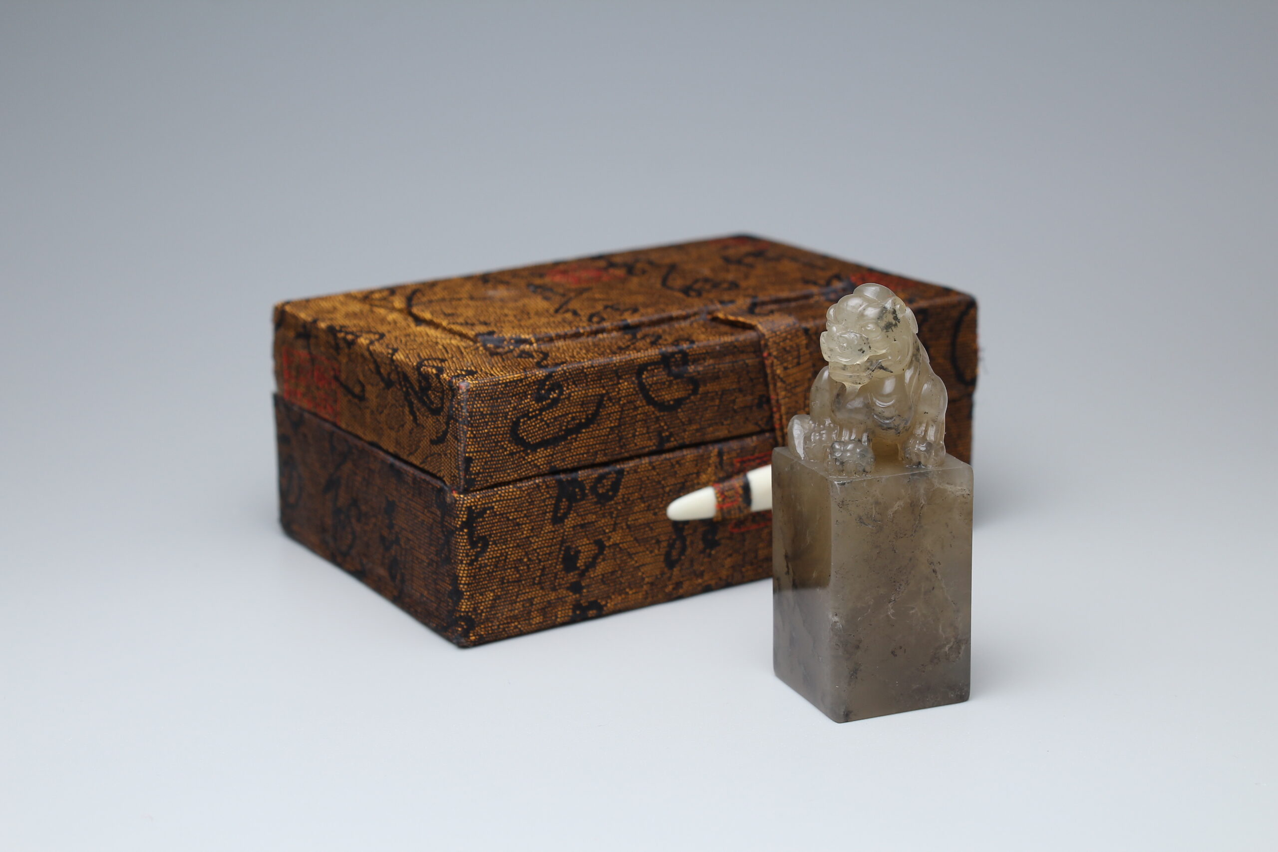 中国古美術 和田玉 古印 白玉印 双龍紋鈕 純粋和田玉