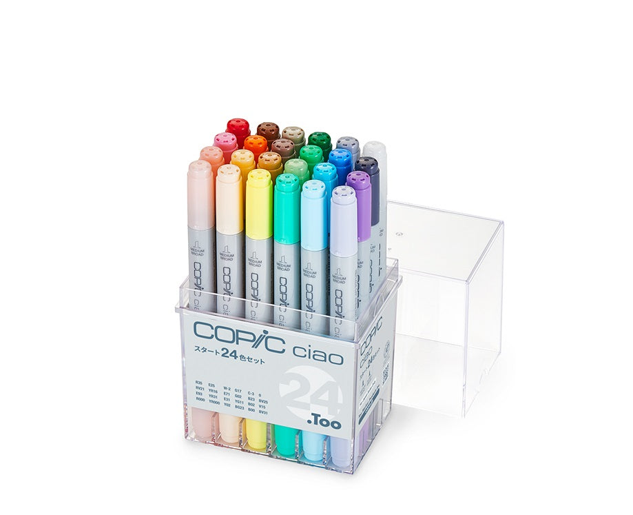 Copic Ciao Start 24-Color Set | Art Supplies Japan