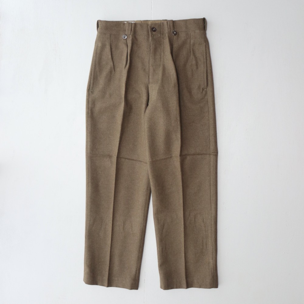 フランス軍M52ウールパンツがデッドストックにて入荷しました