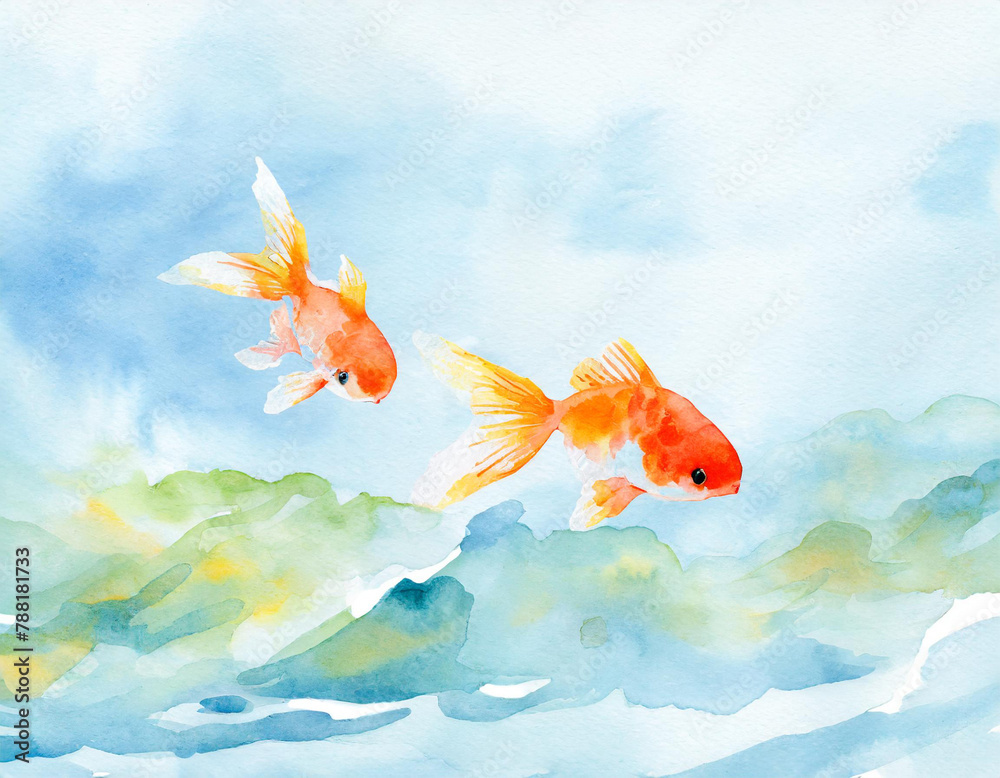 日本画水彩画⑥