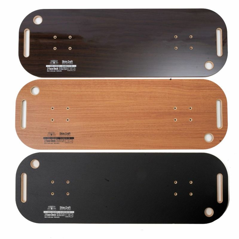 AS2OV×Shim.craft 2Face Deck/BLACK GREYアッソブ×シムクラウトツー