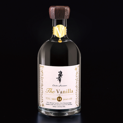 The Vanilla 14年古酒 おちょこ付き 43度,500ml 限定500本 / 忠孝酒造