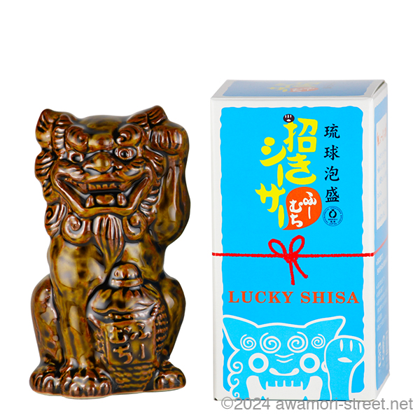 瑞泉 招きシーサー ふーむち 20度,180ml ミニボトル / 瑞泉酒造 / 泡盛