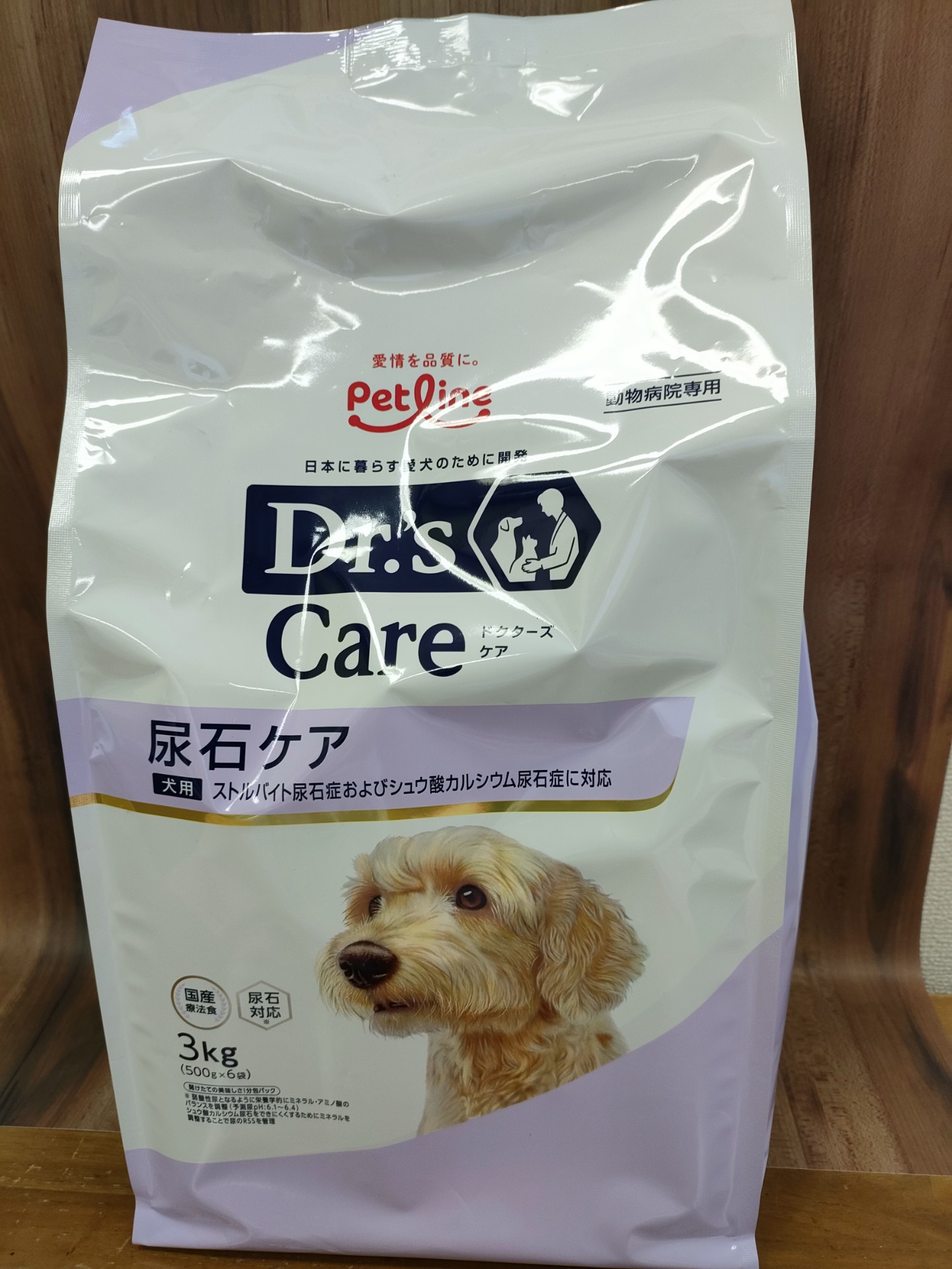 愛宕山動物病院 / ペットライン Dr's Care 犬用尿石ケア(3kg（500g×6)）