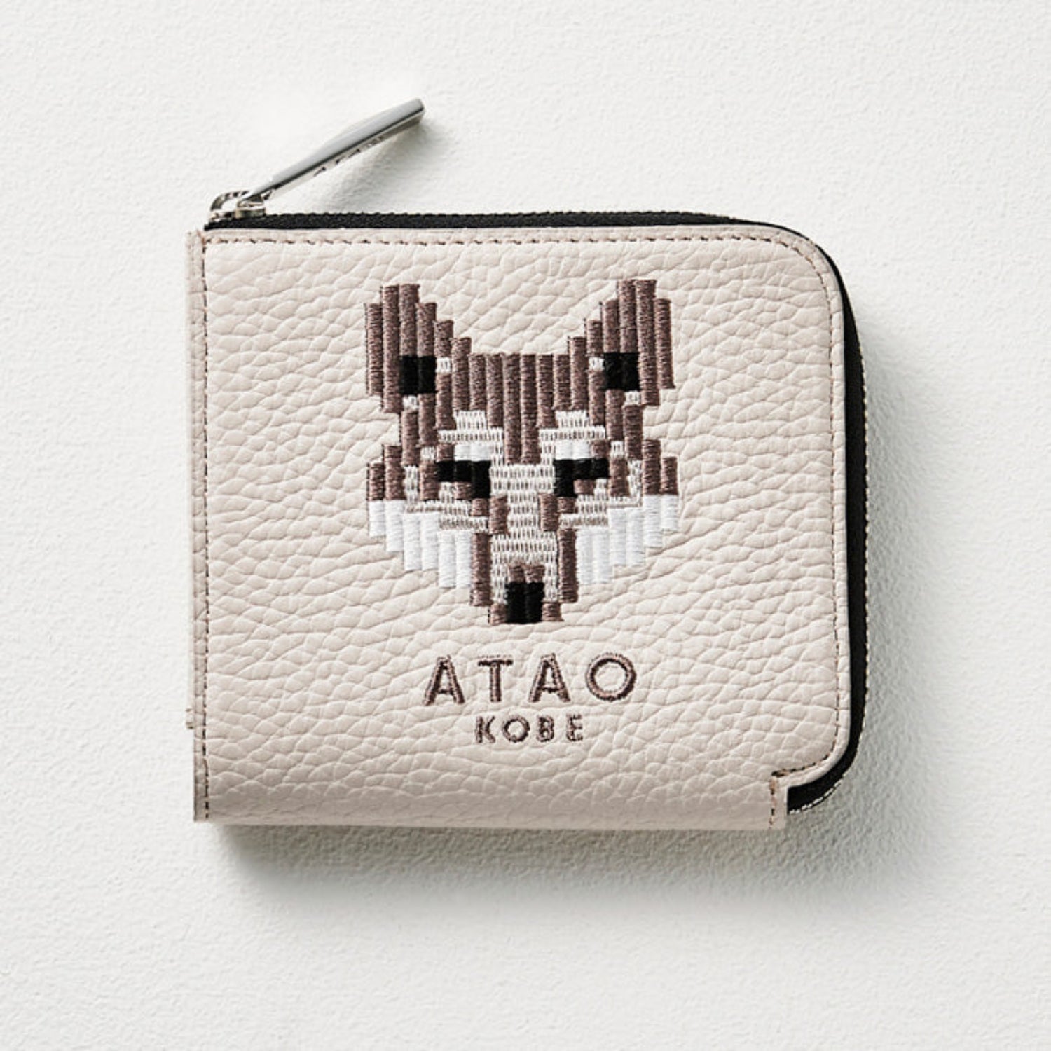 ATAO18周年記念｜ZOOシリーズ｜チェス(CHESS)｜ミニ財布｜刺繍｜日本製