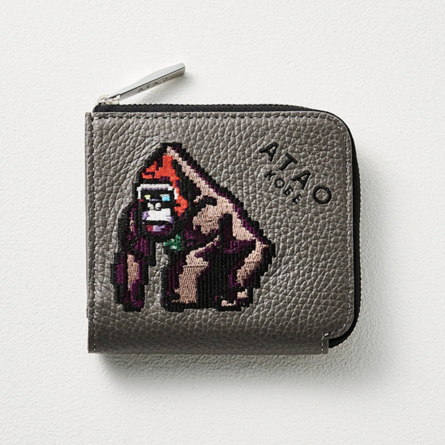 ATAO18周年記念｜ZOOシリーズ｜チェス(CHESS)｜ミニ財布｜刺繍｜日本製