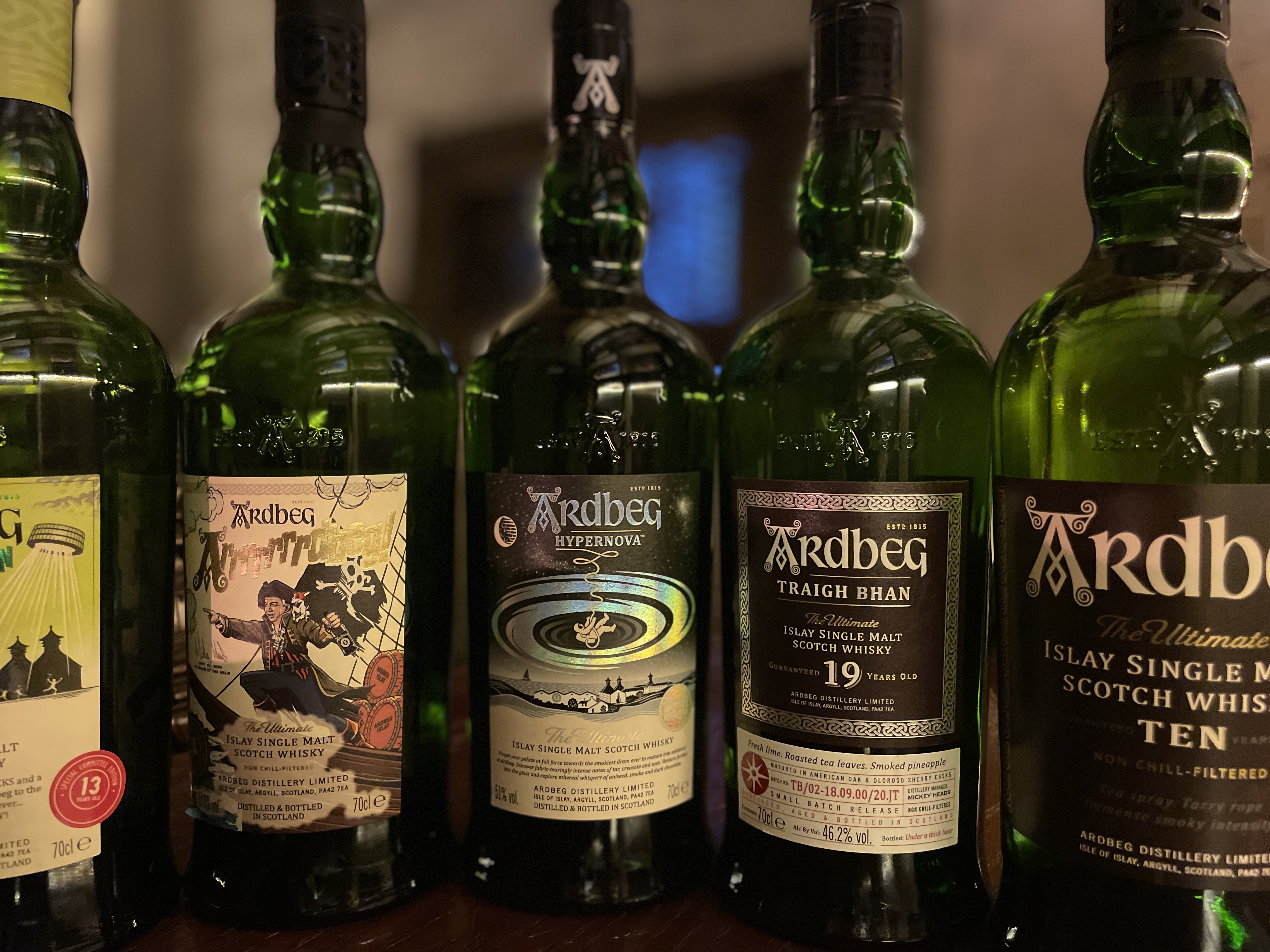 アードベッグ蒸留所 ハイパーノヴァ他限定ボトル飲み比べ / 恵比寿