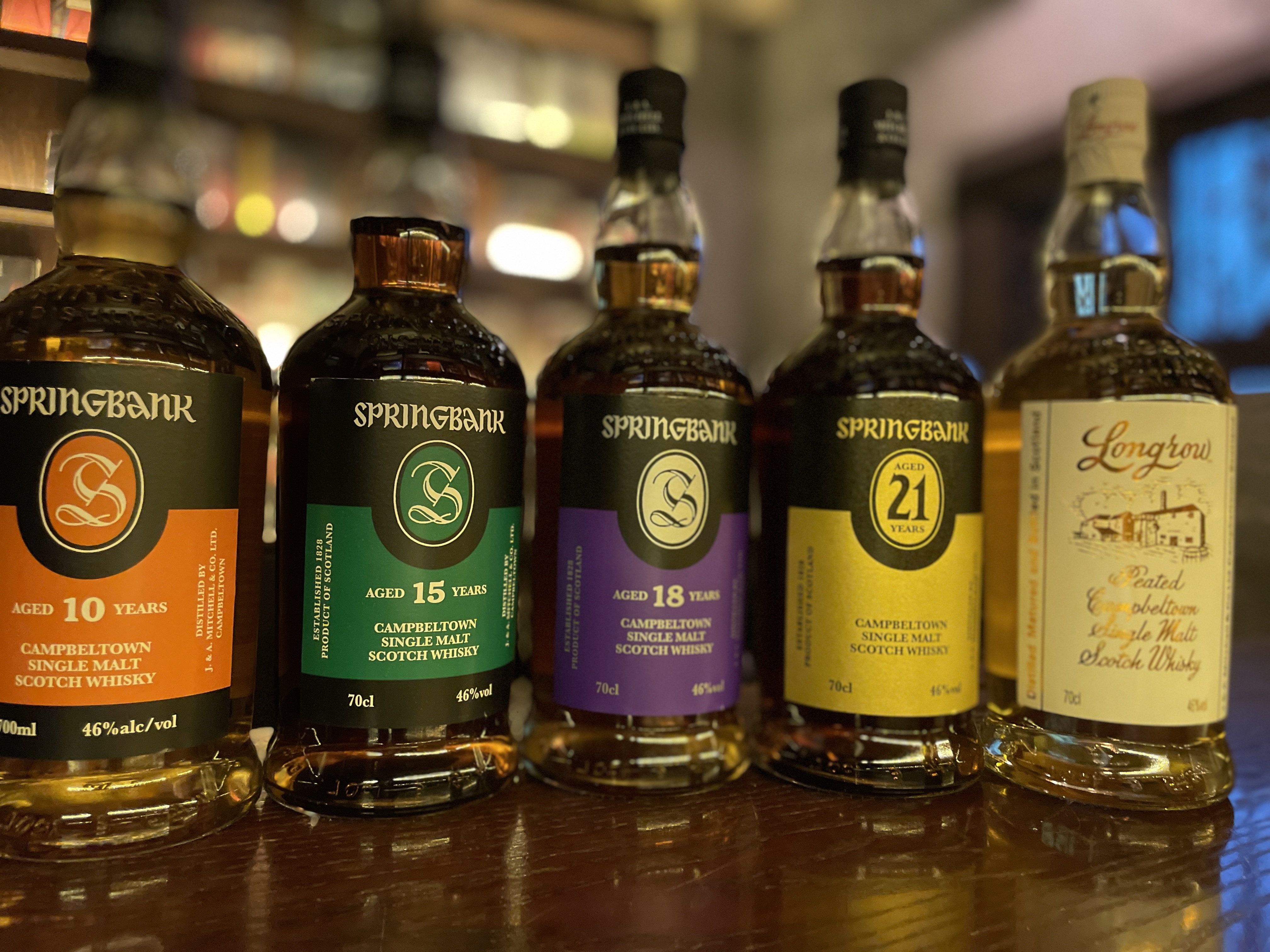 スプリングバンク蒸留所 買えないウイスキーが5種類入荷 / 恵比寿