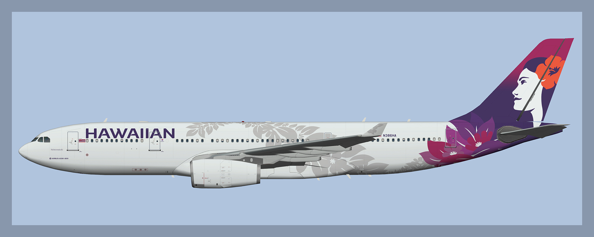 HAWAIIAN AIRLINES A330-200 ハワイアン航空 エアバス HAWAIIAN