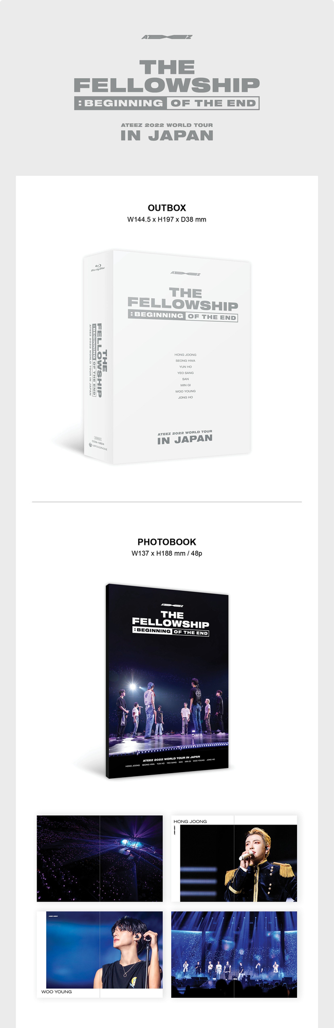 ATEEZ 2022 WORLD TOUR [THE FELLOWSHIP : BEGINNING OF THE END] in