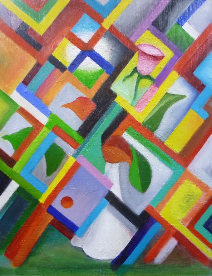 田渕眞兒 油絵 油彩 抽象画シリーズ No.19 田渕眞兒油絵油彩抽象画