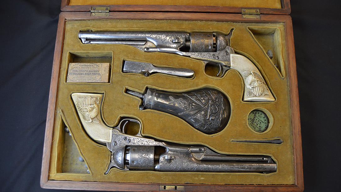 Colonel Custer's Pair of Colt Model 1861 Navy Revolvers