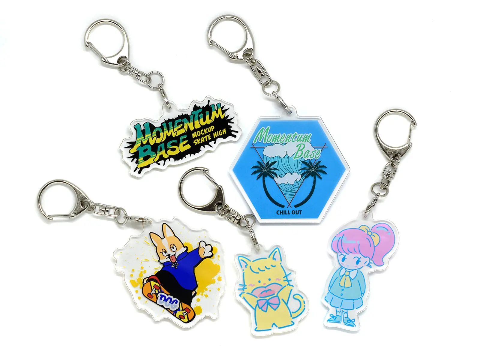 オリジナルアクリルキーホルダー の作成・制作ならMomentumBase