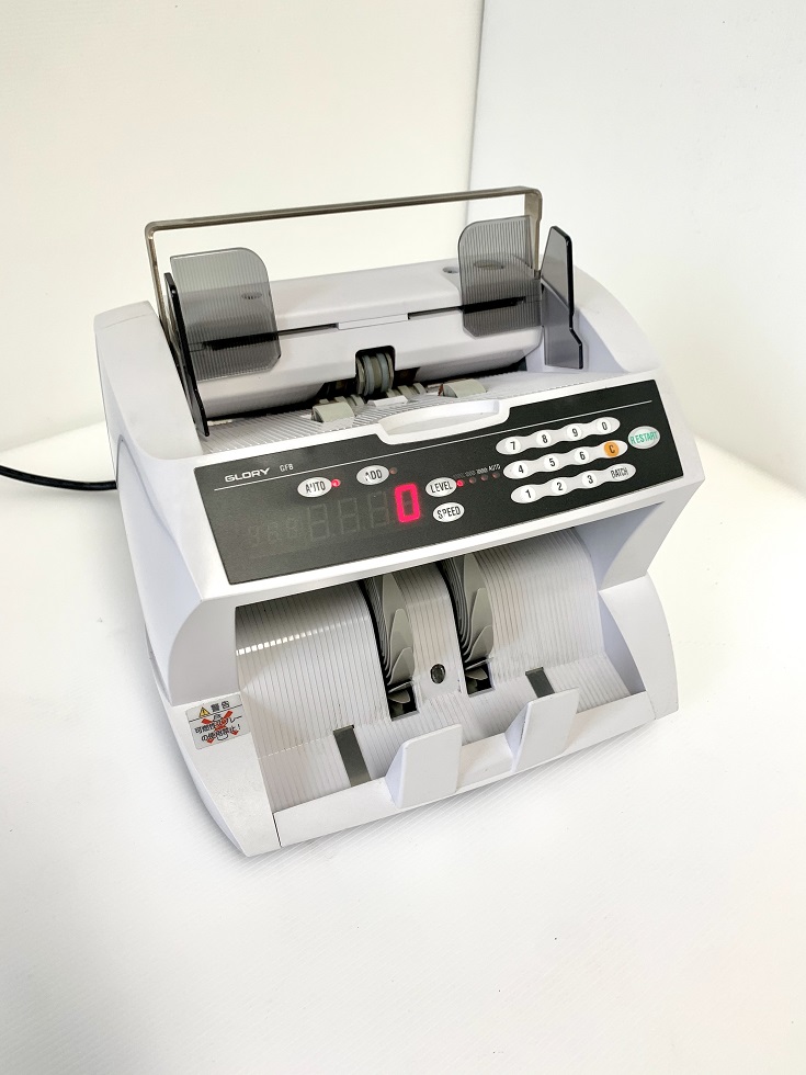 □紙幣計数機GLORY製グローリー GFB-80□動作確認済新紙幣もOK