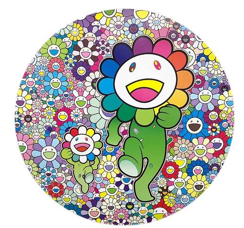 村上隆 108つ煩悩MURAKAMI.FLOWERS ポスター 作品 ED300 村上隆 ED300
