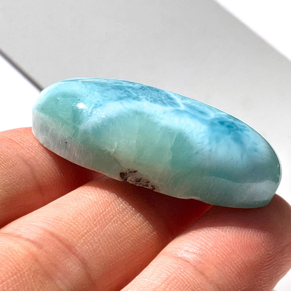 ラリマー[575] 39x21mm 77Cts ルース / 天然石ルース | Attic Natura