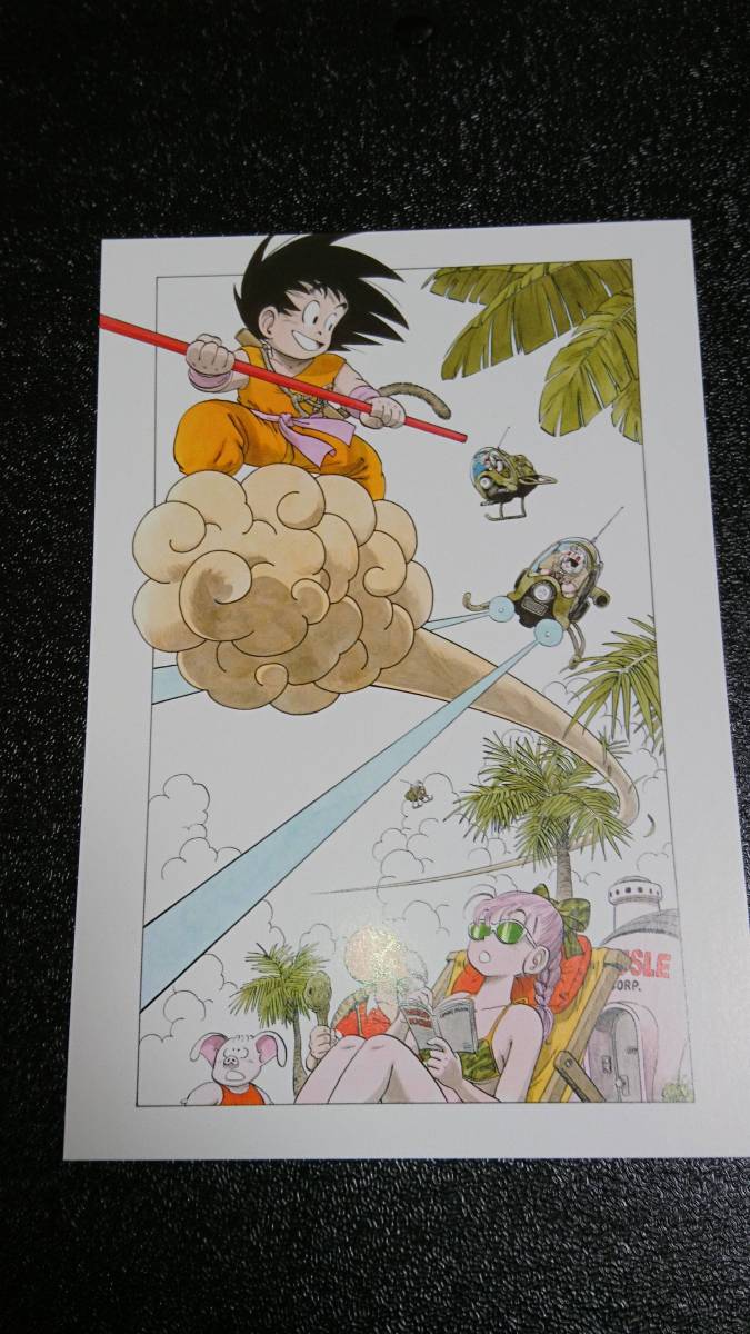 ドラゴンボール展 ポストカード 【希少】ブルマ 亀仙人 ウーロン