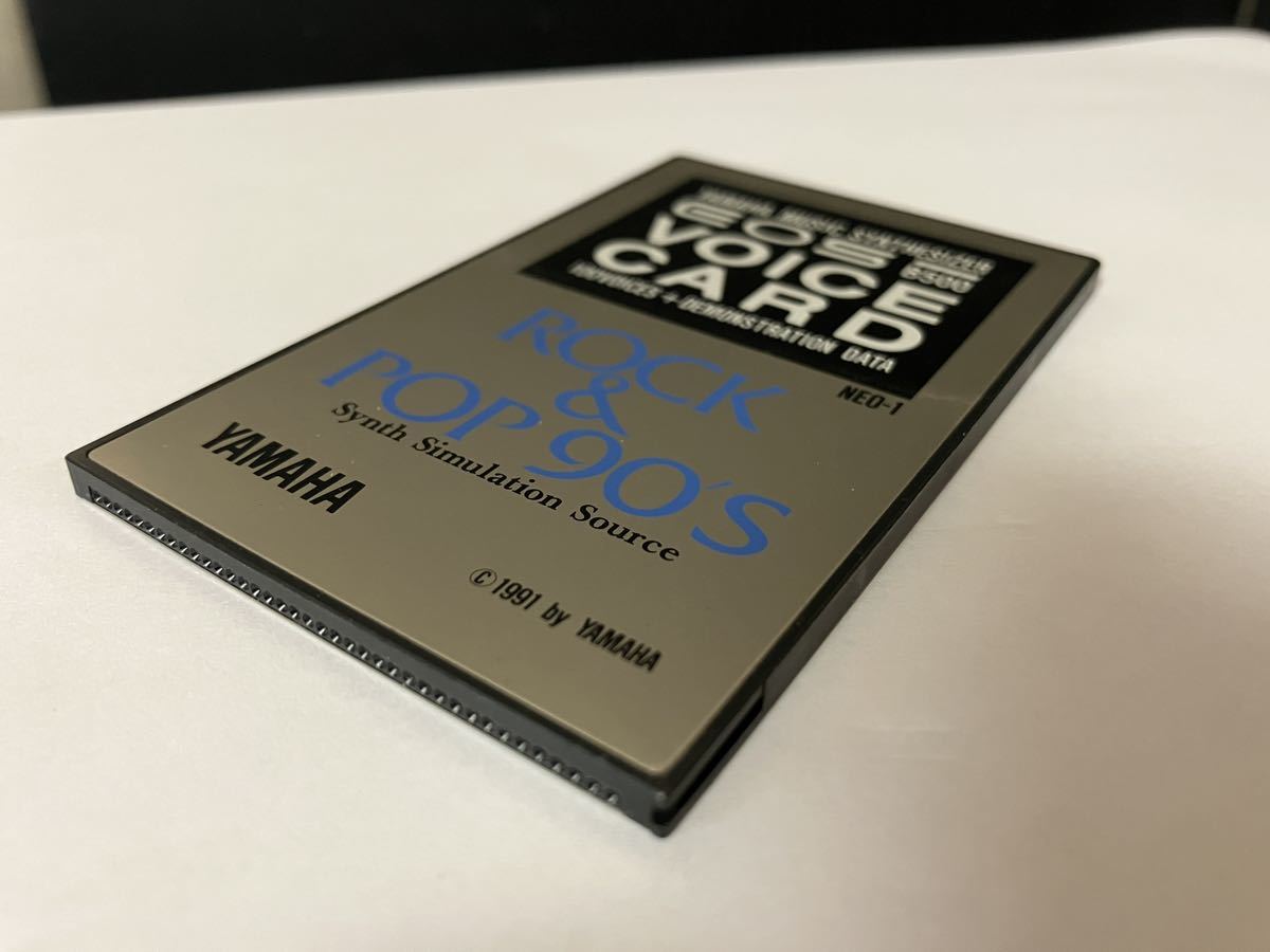 鍵盤楽器 YAMAHA EOSB500 VOICE CARD ROCK & POP90'S ヤマハ | EOS
