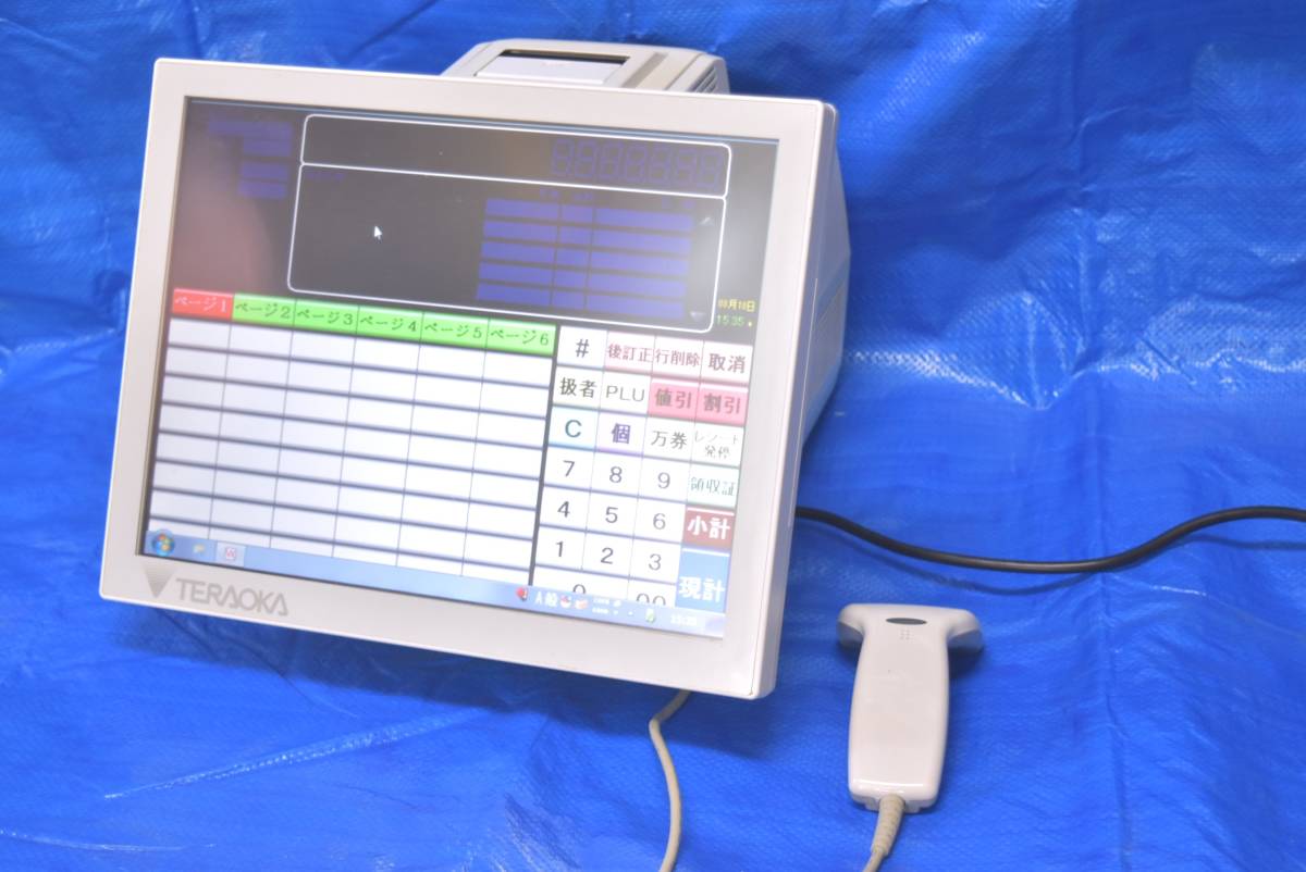寺岡精工 VERTEX LiteIII POSレジ タッチパネルレジスター 寺岡精工