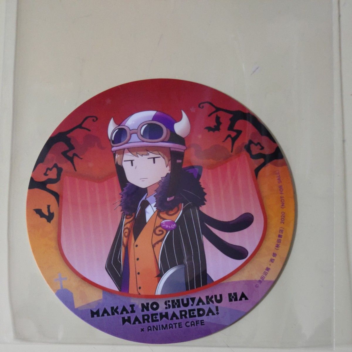 魔界の主役は我々だ！アニカフェ 缶バッジ イロニー・ショッピくん 70