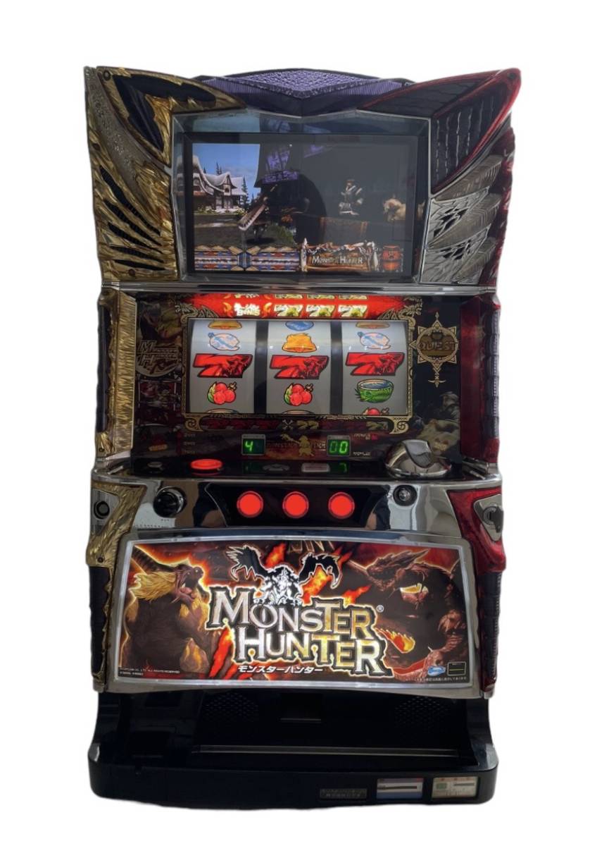 パチスロ実機】 モンスターハンター モンハン パチスロ 通電確認済