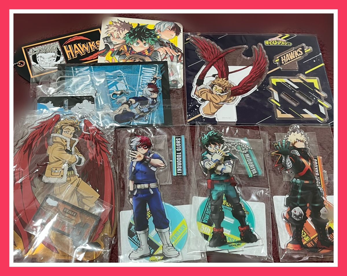 僕のヒーローアカデミア ミニクリアファイル 緑谷出久 爆豪勝己 轟焦凍