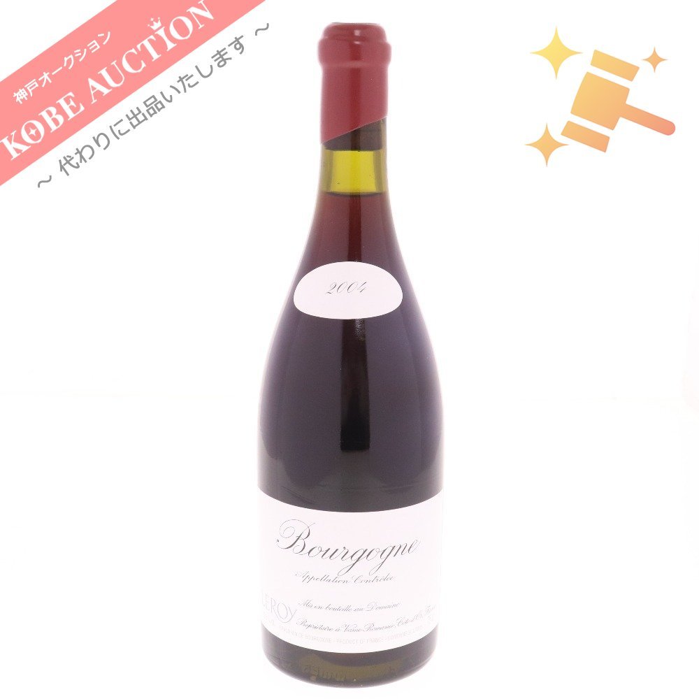 空瓶】メゾン・ルロワ / ヴォーヌ・ロマネ 2004 コルク・キャップあり