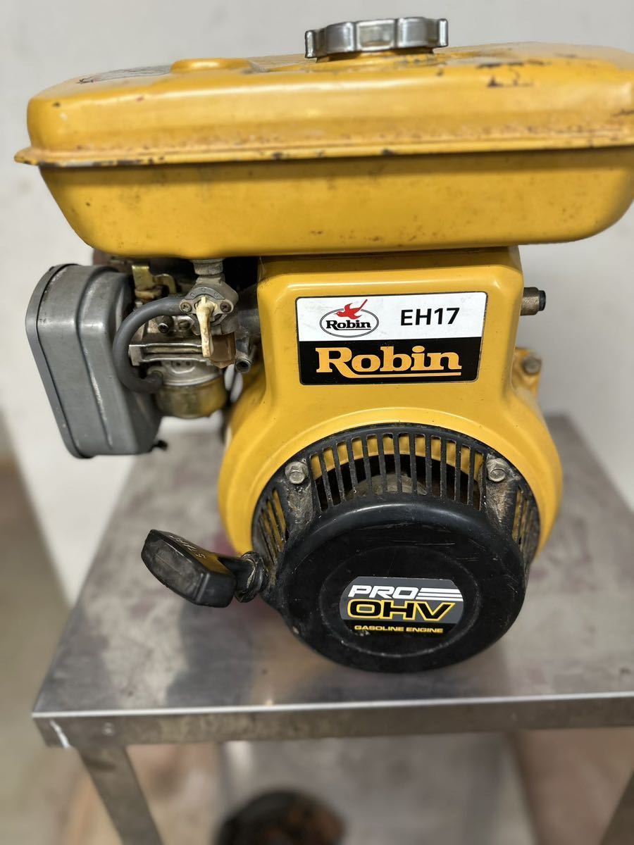 着払い)ロビンエンジン EH17 最大6馬力 発電機 着払い)ロビンエンジン