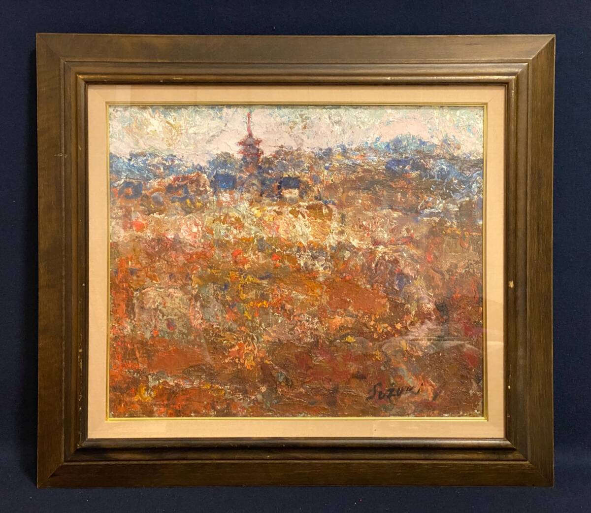 鈴木 清 油絵 風景画 】シュテファンドーム