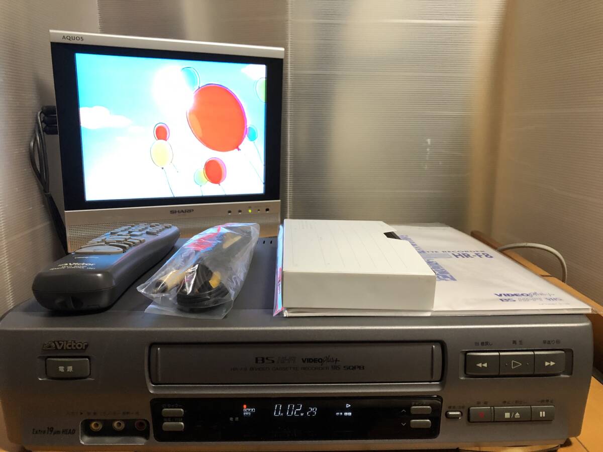 ビクタービデオデッキビデオカセットレコーダーHRーF8