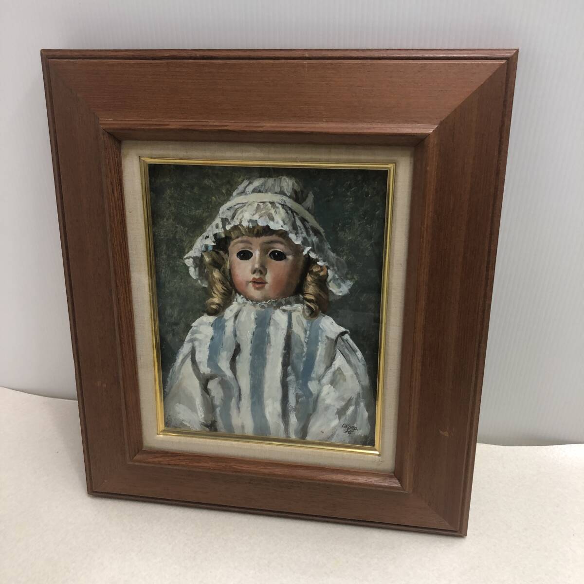 池田宏【憩い】肉筆油彩画 池田宏【憩い】肉筆油彩画 美術品