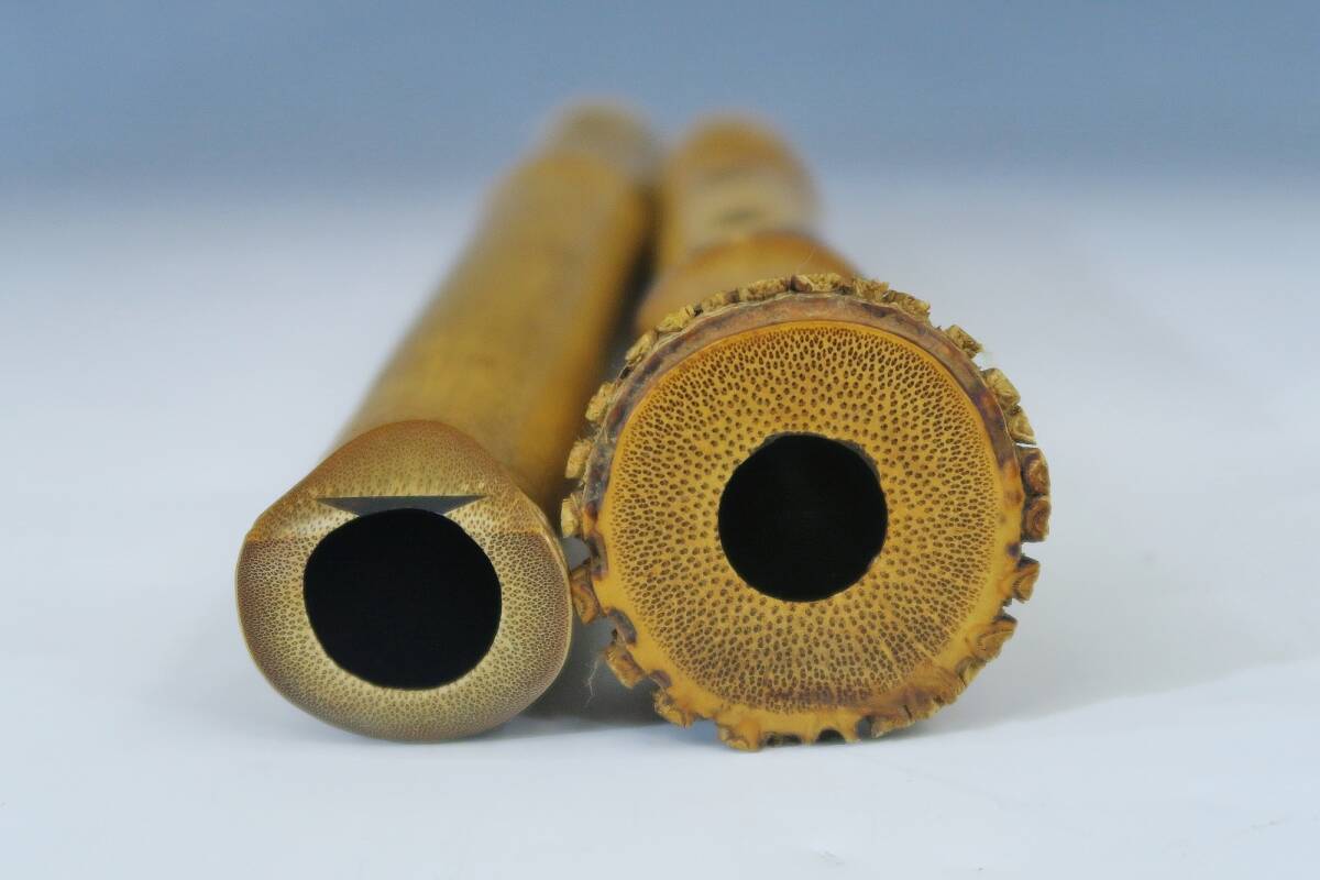 尺八 琴古流 一尺八寸 銀継 美品 尺八 琴古流