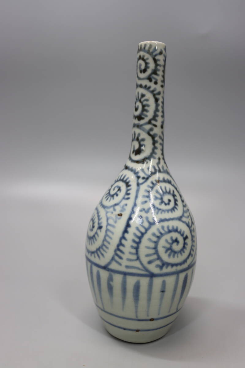 九谷花蛸唐草徳利 九谷花蛸唐草徳利