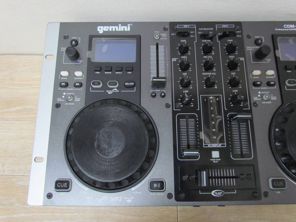 SS⑧ DJ ミキサー Gemini CDM-3610 Professional CD/MP3 DJ Work