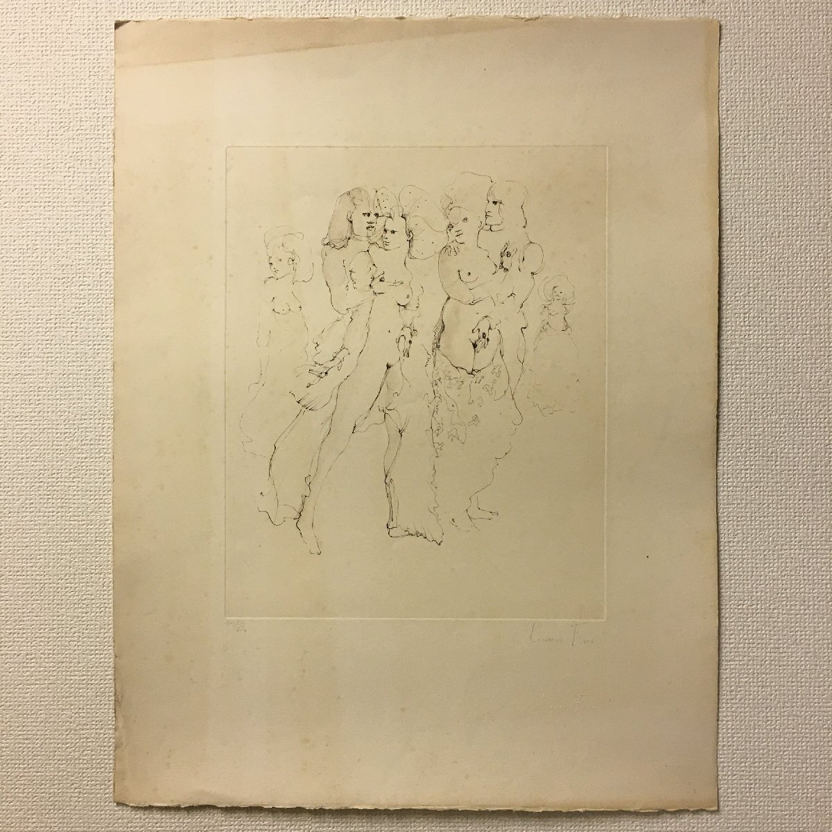 レア物 版画 鑑定書つきレオノール・フィニ 貞淑な女です（エッチング