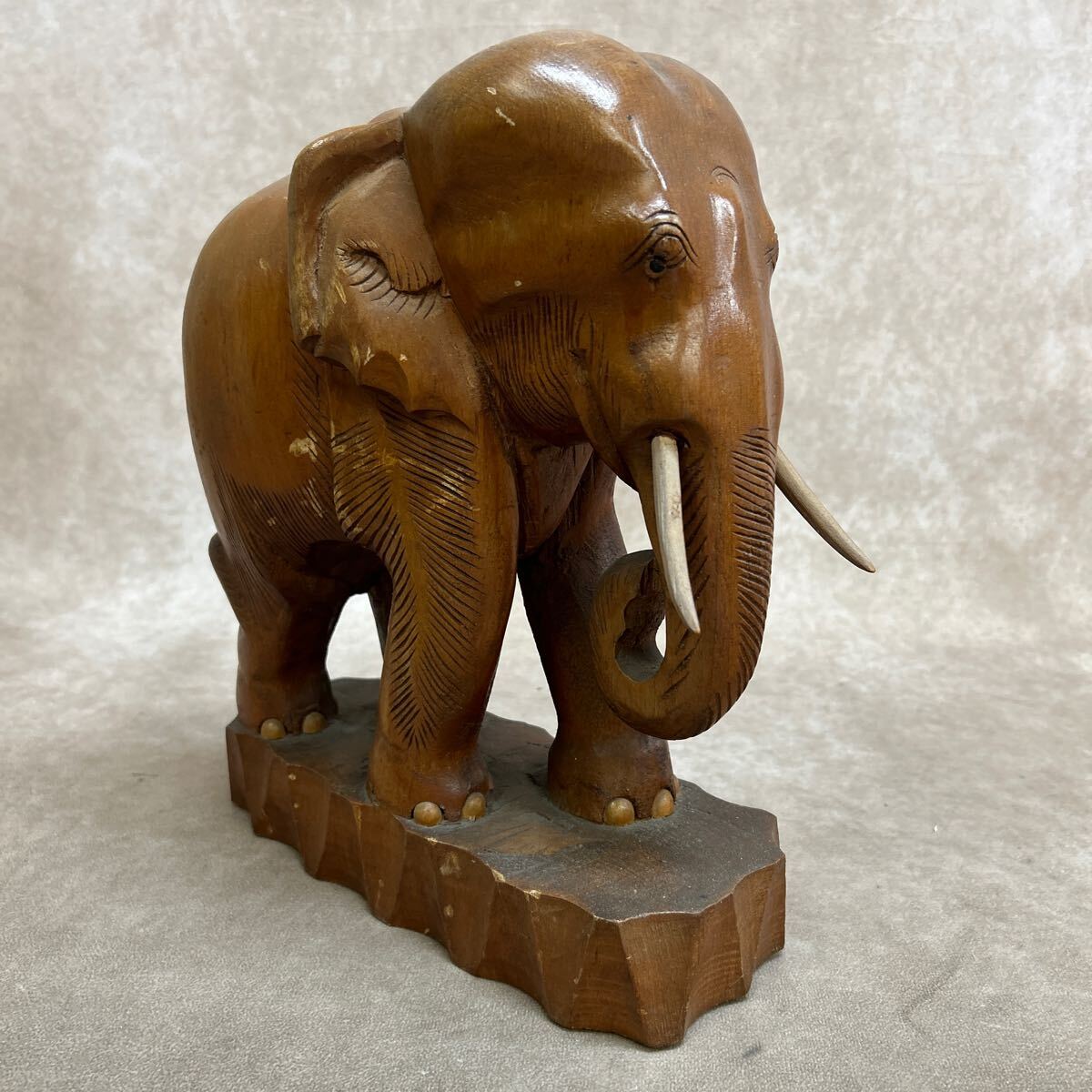 2026年最新】Yahoo!オークション -ゾウ 置物 木の中古品・新品・未使用