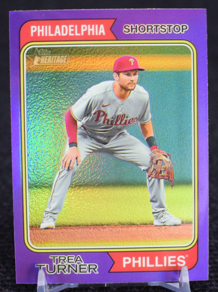 レッドパラレル】トレイ・ターナー topps now ファーストナンバー HR