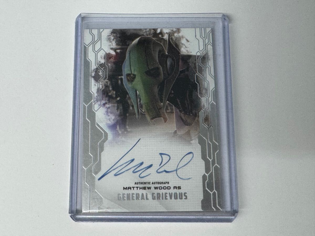 Topps社製 スターウォーズ ヨーダ、ボバ・フェット 直筆サインカード