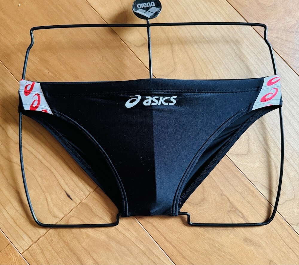 AMA93T アシックス ハイドロCD 競パン 競泳水着 Lサイズ！ブルー！新品！